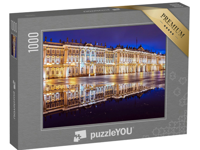 Puzzle 1000 pezzi „Ermitage sulla Piazza del Palazzo, San Pietroburgo“