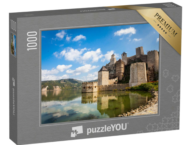 Puzzle 1000 pezzi „Fortezza medievale a Golubac, Serbia“