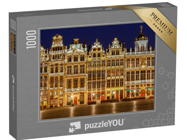 Puzzle 1000 pezzi „La Grand-Place di Bruxelles di notte“