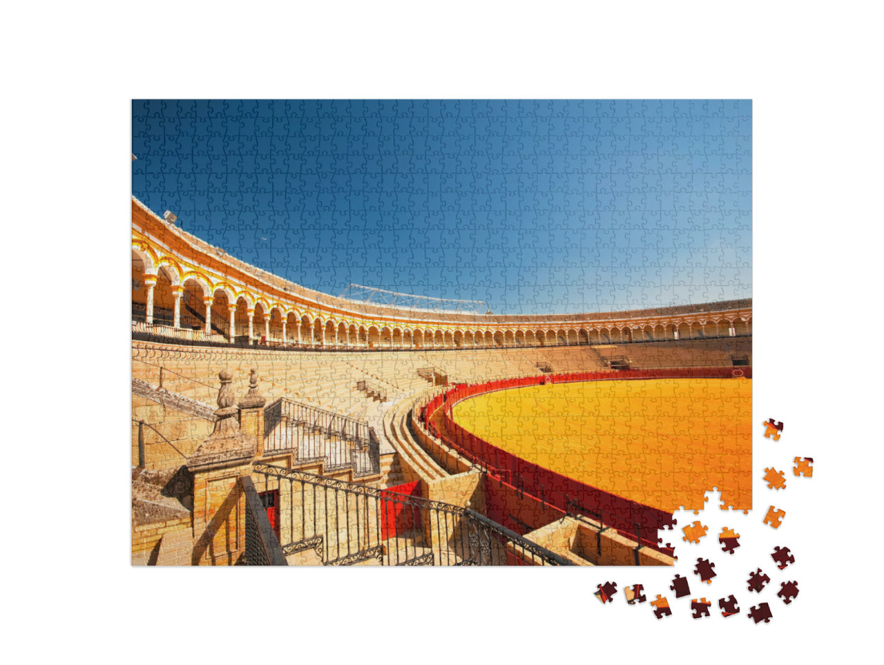 Puzzle 1000 pezzi „L'arena di Siviglia, Spagna“