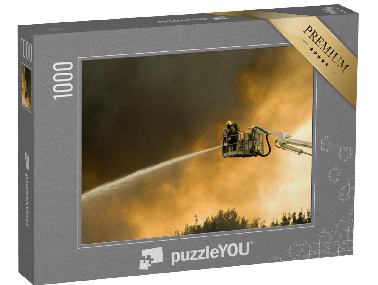 Puzzle 1000 pezzi „Vigili del fuoco in azione“