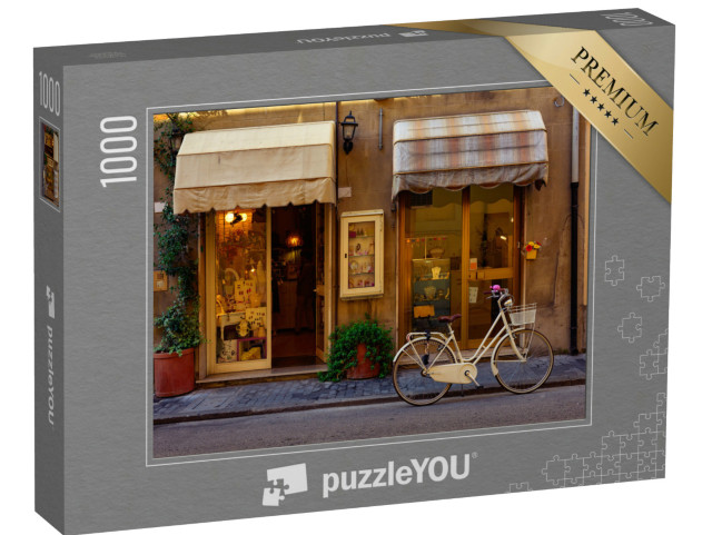 Puzzle 1000 pezzi „Strada stretta e accogliente a Pisa, Toscana, Italia. Architettura e monumenti di Pisa“