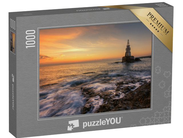 Puzzle 1000 pezzi „Alba al faro di Ahtopol, Bulgaria“