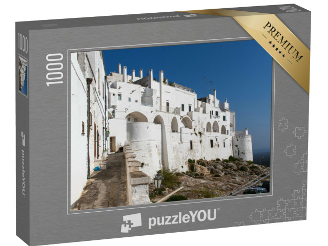 Puzzle 1000 pezzi „Ostuni, Italia - uno dei borghi più belli dell'Italia meridionale, con un meraviglioso centro storico“
