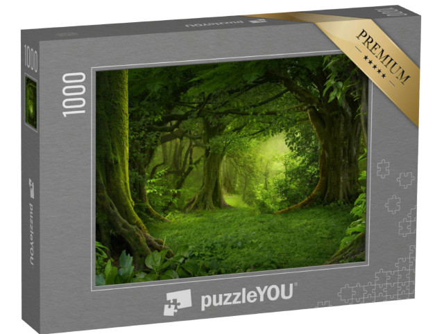 Puzzle 1000 pezzi „Giungle tropicali profonde nel Sud-Est asiatico in agosto“