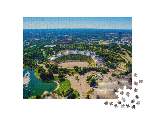Puzzle 1000 pezzi „Stadio Olimpico di Monaco“