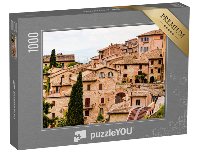 Puzzle 1000 pezzi „La città di San Francesco o Assisi, Italia“