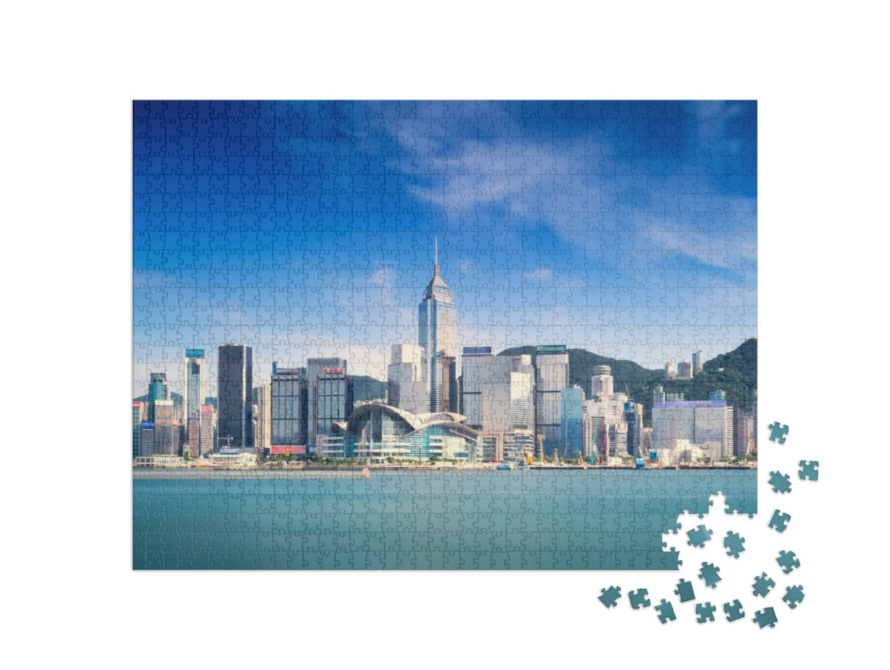 Puzzle 1000 pezzi „Città di Hong Kong“