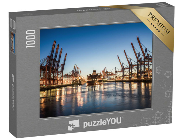 Puzzle 1000 pezzi „Porto di Amburgo, Germania“