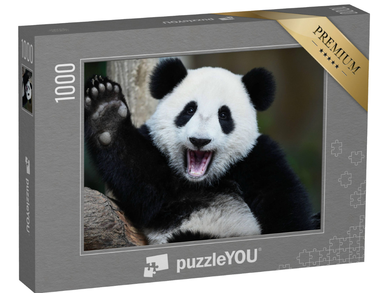 Puzzle 1000 pezzi „Un panda giocherellone“