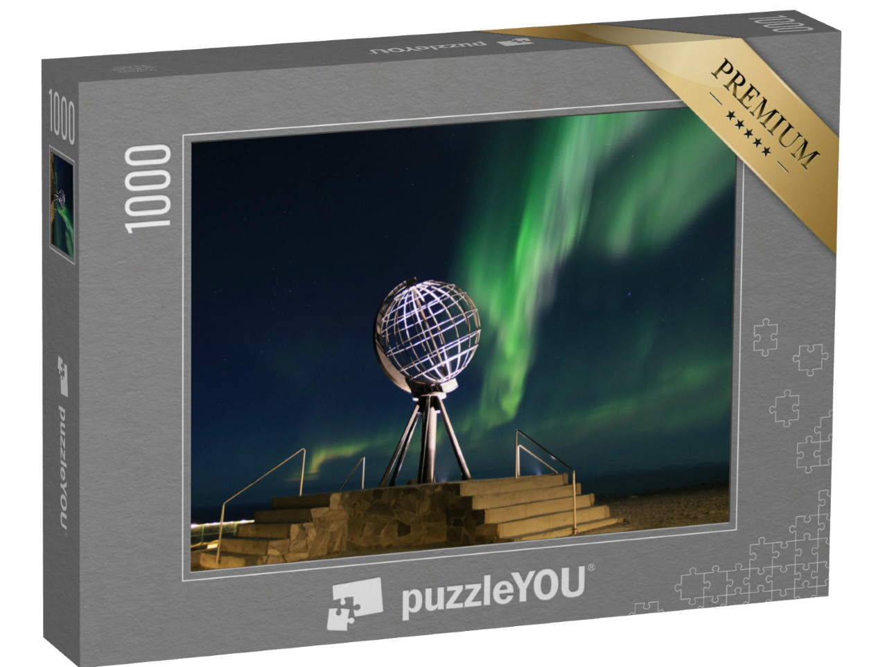 Puzzle 1000 pezzi „L'aurora boreale a Capo Nord“