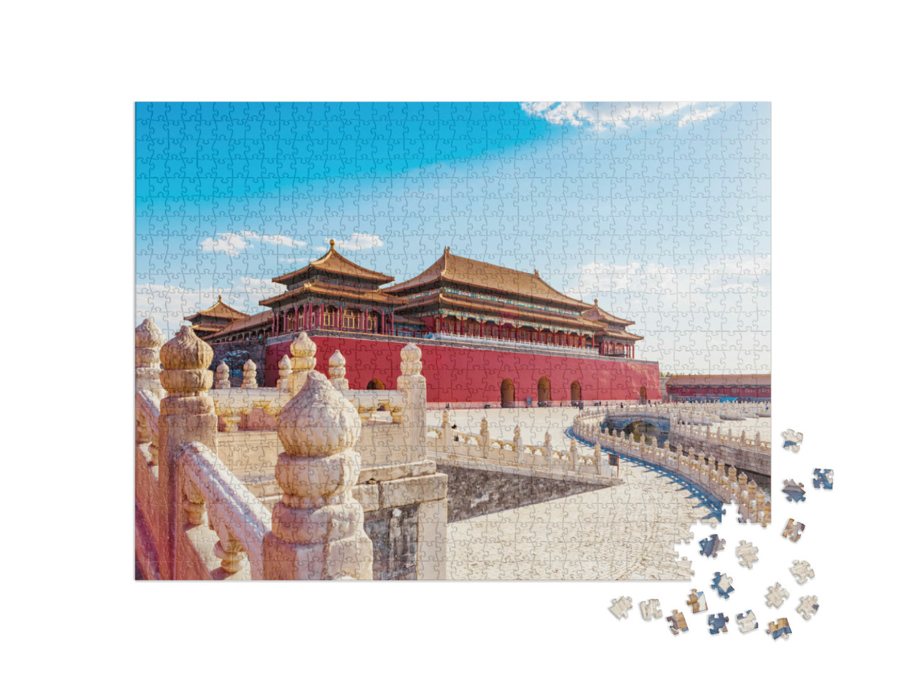 Puzzle 1000 pezzi „La Città Proibita a Pechino, Cina“