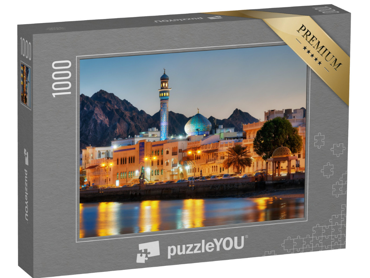 Puzzle 1000 pezzi „Muttrah Corniche, Muscat, Oman“