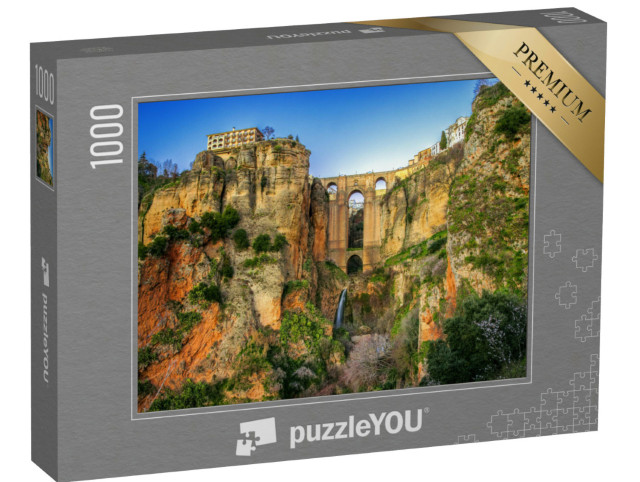 Puzzle 1000 pezzi „Il villaggio storico di Ronda in Andalusia, Spagna“