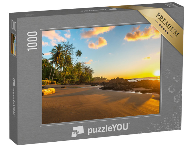 Puzzle 1000 pezzi „Tramonto tropicale sul Pacifico, Parco Nazionale del Corcovado, Costa Rica“