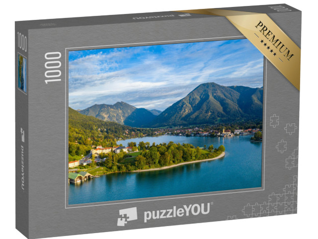 Puzzle 1000 pezzi „Il lago Tegernsee nelle Alpi bavaresi“