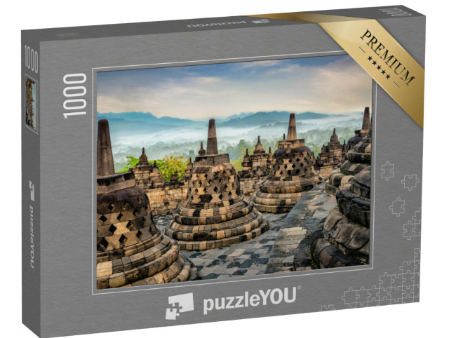 Puzzle 1000 pezzi „Tempio buddista, Giava centrale, Indonesia“