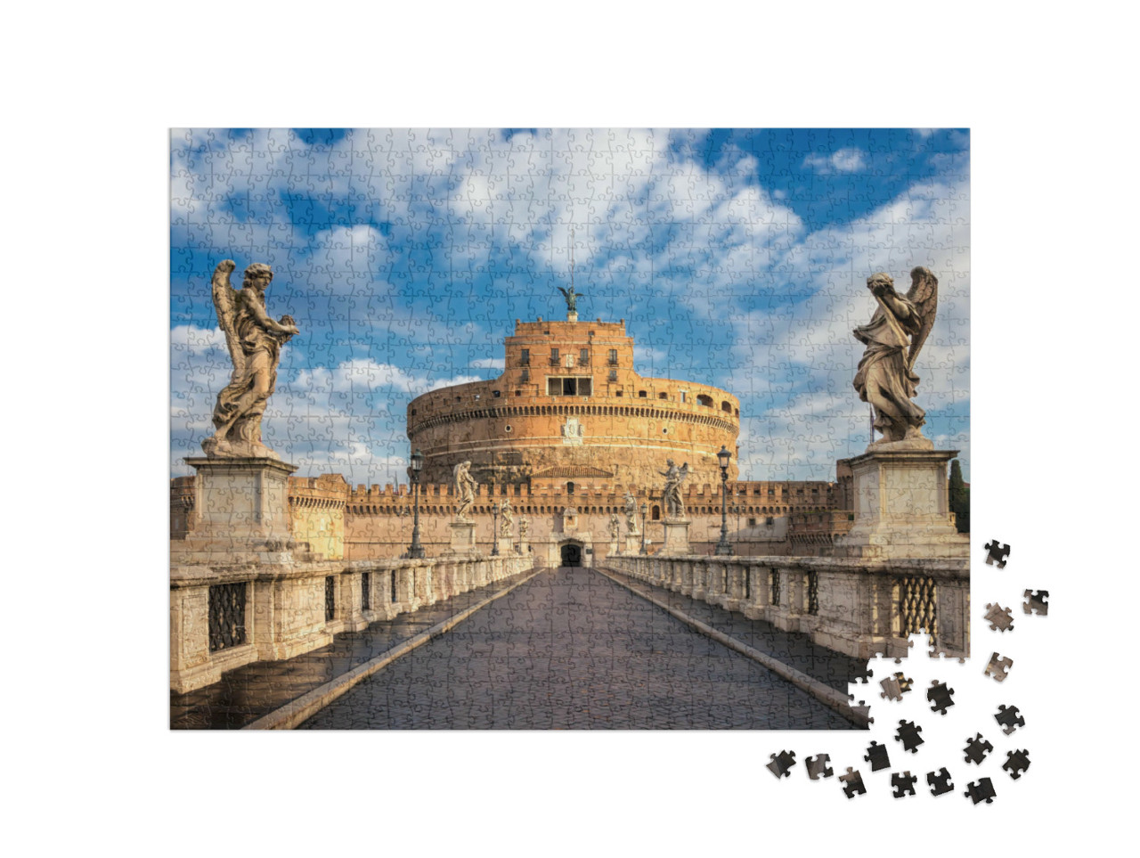 Puzzle 1000 pezzi „Castel Sant Angelo, Roma“