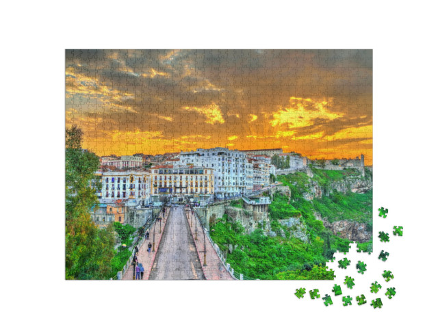 Puzzle 1000 pezzi „Costantino al tramonto, Algeria“