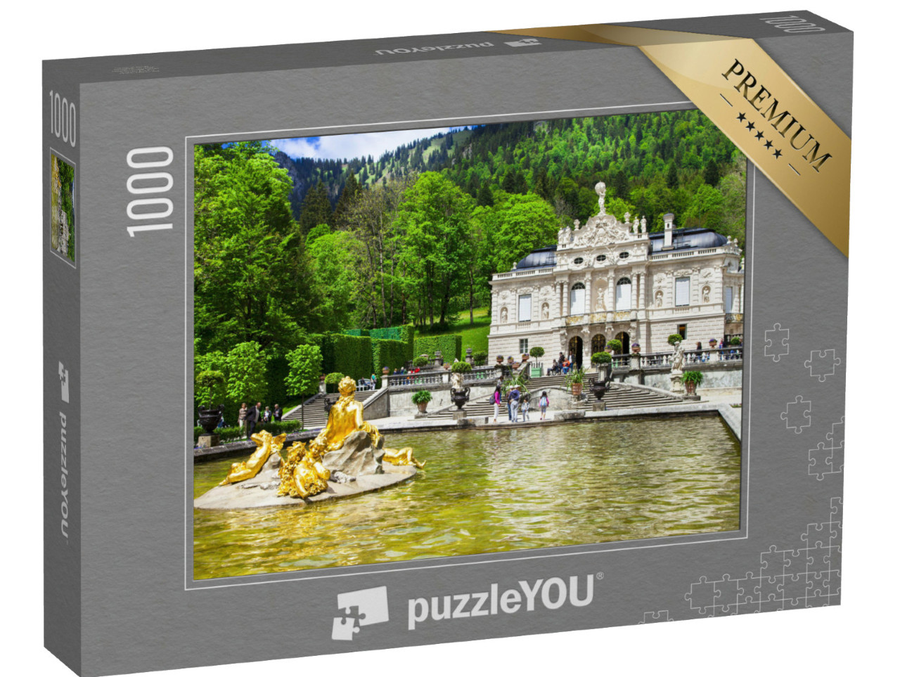 Puzzle 1000 pezzi „Castello bavarese di Linderhof“