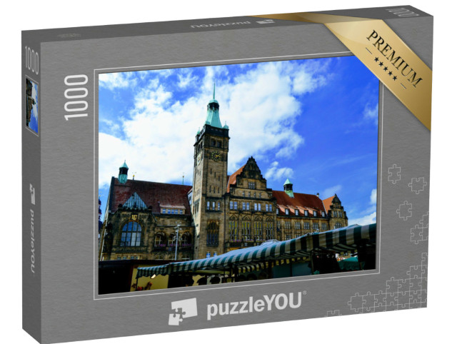 Puzzle 1000 pezzi „Municipio di Chemnitz, Germania“