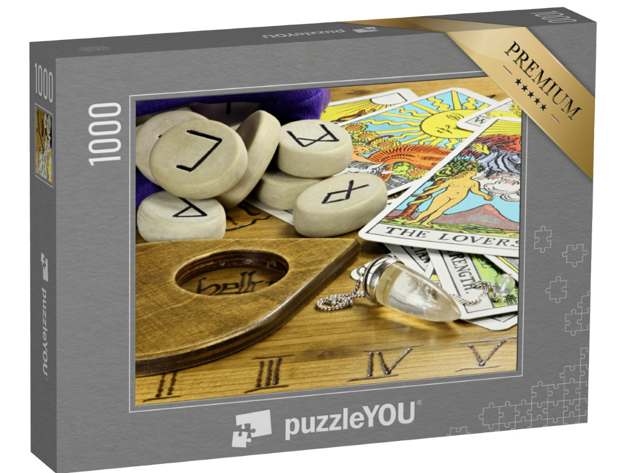 Puzzle 1000 pezzi „Accessori per cartomanti“