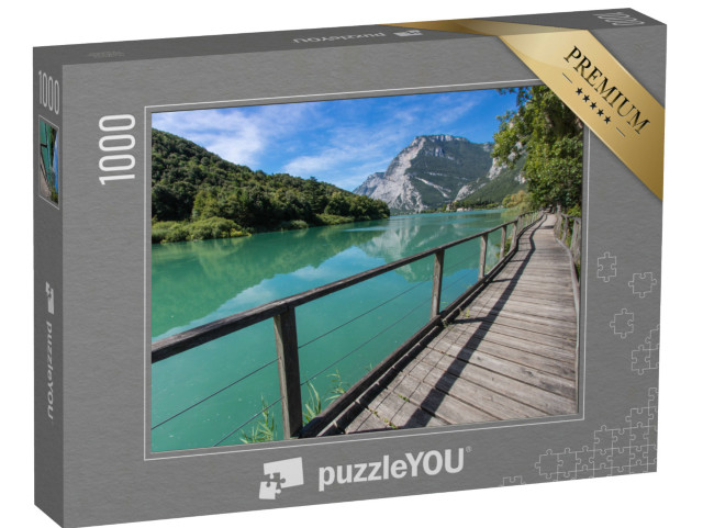 Puzzle 1000 pezzi „Lago di Toblin: piccolo lago alpino in Trentino“