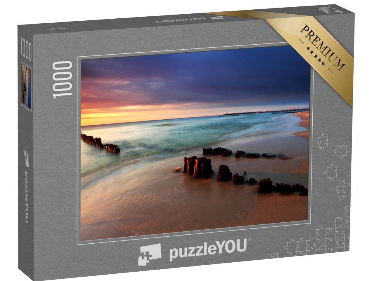 Puzzle 1000 pezzi „Alba sul Mar Baltico, Polonia“