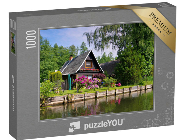 Puzzle 1000 pezzi „Spreewaldhaus am Wasser, Brandeburgo“