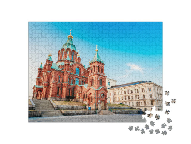 Puzzle 1000 pezzi „La bellissima Cattedrale di Uspenski, Helsinki“
