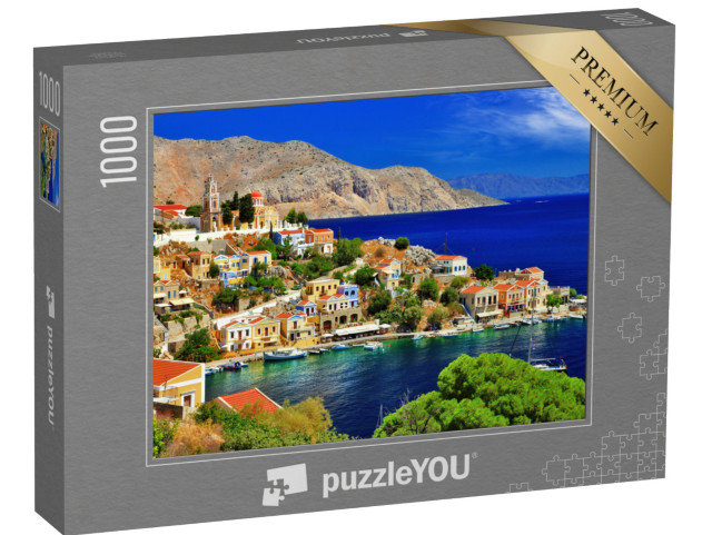 Puzzle 1000 pezzi „Grecia meravigliosa: Isola di Symi, Dodecaneso“