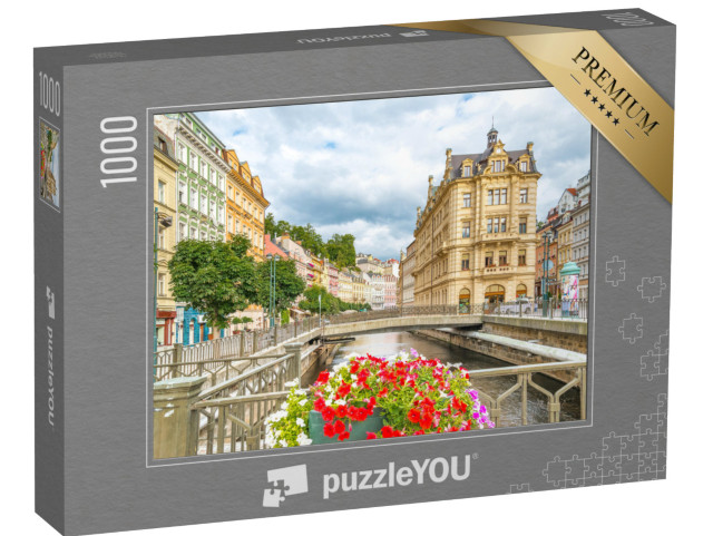 Puzzle 1000 pezzi „Karlovy Vary: città famosa in tutto il mondo per le sorgenti minerali“