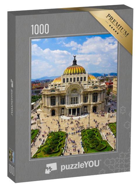 Puzzle 1000 pezzi „Vista aerea di Città del Messico“