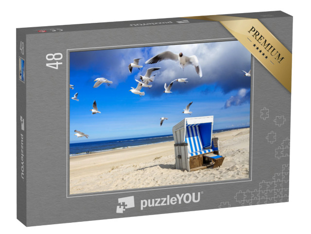 Puzzle 48 pezzi „Spiaggia di Westerland, Sylt“