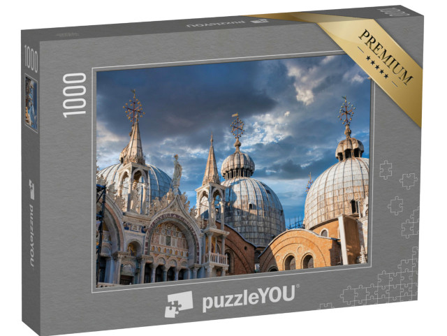 Puzzle 1000 pezzi „Bellissimi dettagli della Basilica di San Marco a Venezia. Design architettonico a Venezia“