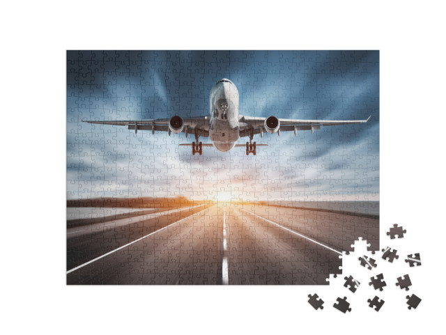 Puzzle 500 pezzi „Aereo in decollo“