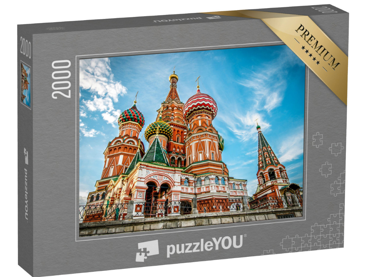 Puzzle 2000 pezzi „La Cattedrale di San Basilio sulla Piazza Rossa di Mosca“