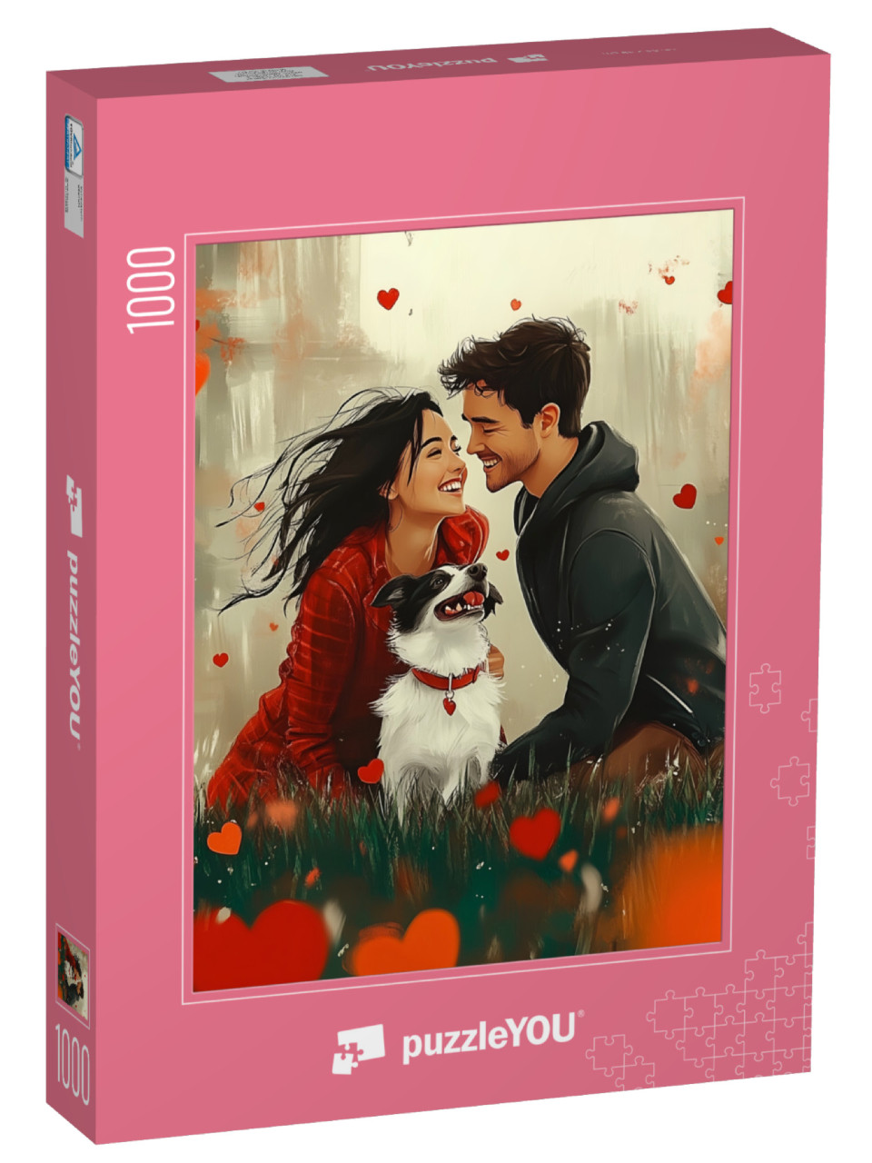 Puzzle 1000 pezzi „La felicità della famiglia piena d'amore“