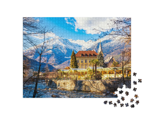 Puzzle 1000 pezzi „Merano è una città e un comune dell'Alto Adige, nell'Italia settentrionale“