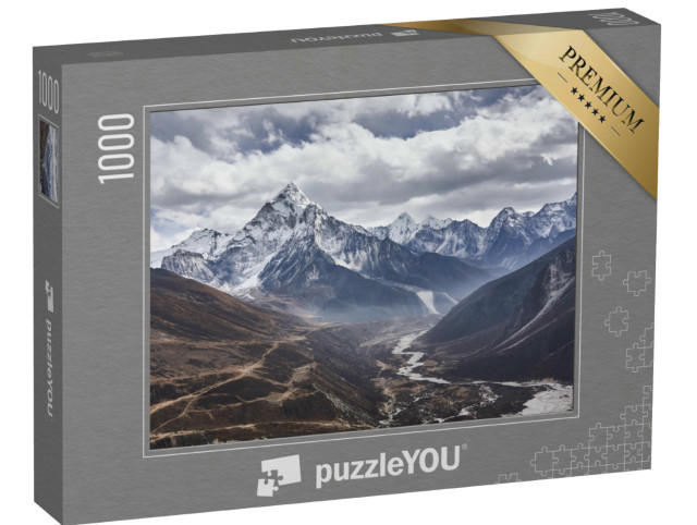 Puzzle 1000 pezzi „La montagna Am Dablam in Nepal“