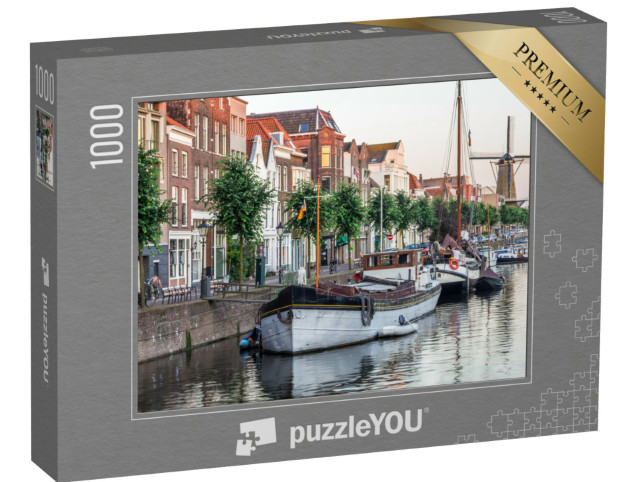 Puzzle 1000 pezzi „Vista di Rotterdam, Paesi Bassi“