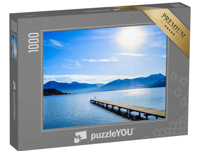 Puzzle 1000 pezzi „Tegernsee blu chiaro in Baviera“