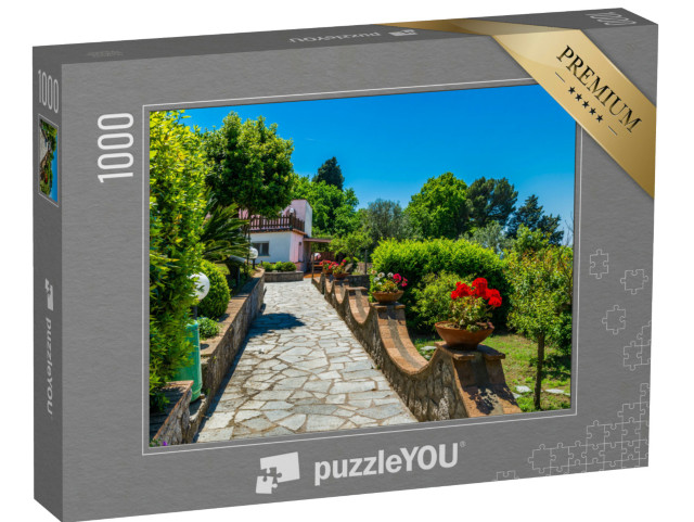 Puzzle 1000 pezzi „La meravigliosa isola di Capri, la costiera amalfitana“