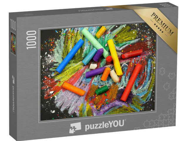 Puzzle 1000 pezzi „Pastelli a cera“