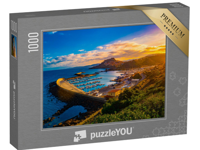 Puzzle 1000 pezzi „Vicolo di Castelsardo, Sardegna, Italia“