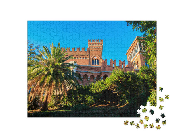 Puzzle 1000 pezzi „Castello D'Albertis a Genova, Italia“