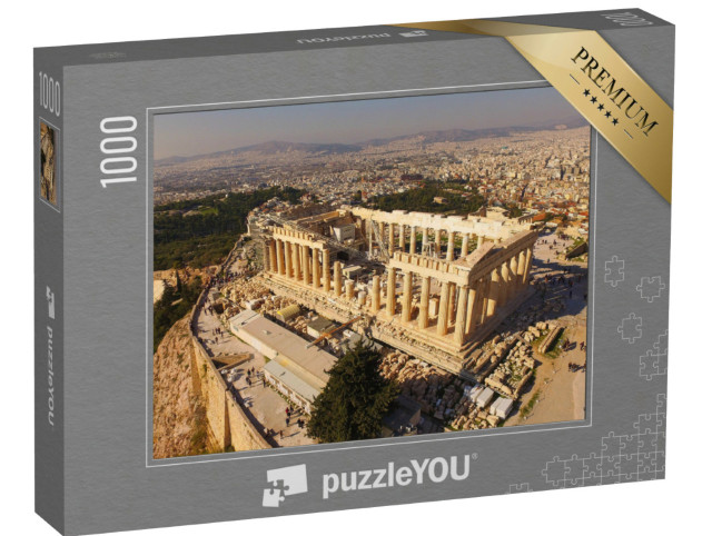 Puzzle 1000 pezzi „Veduta aerea dell'Acropoli con il Partenone, Grecia“