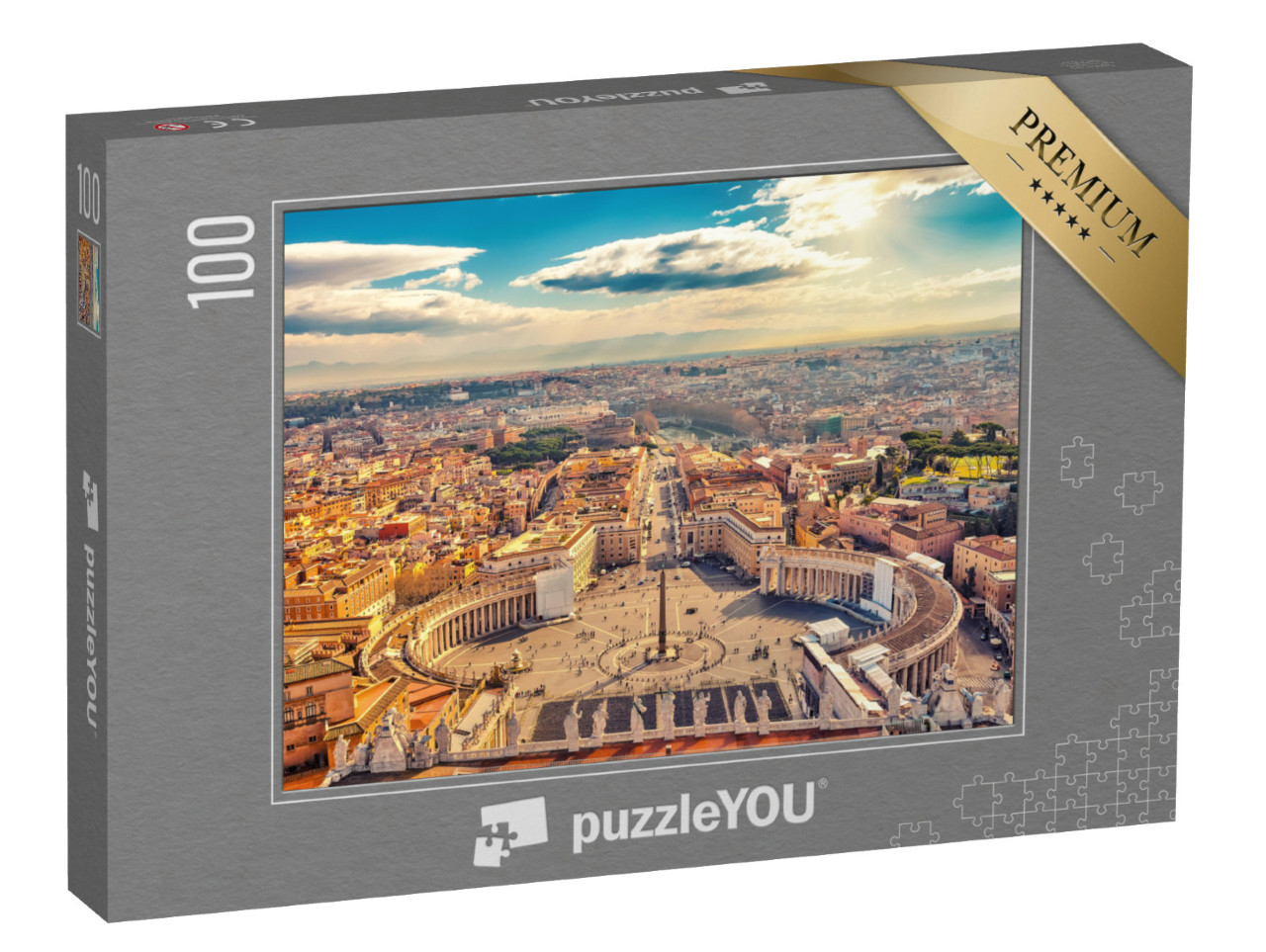 Puzzle 100 pezzi „Piazza San Pietro in Vaticano, Roma“