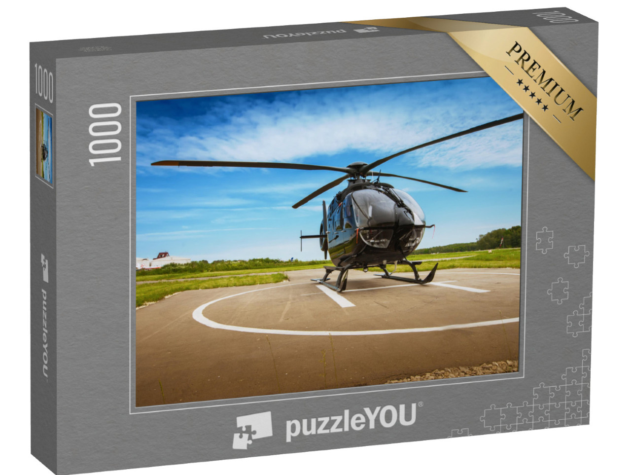 Puzzle 1000 pezzi „Elicottero sull'eliporto“