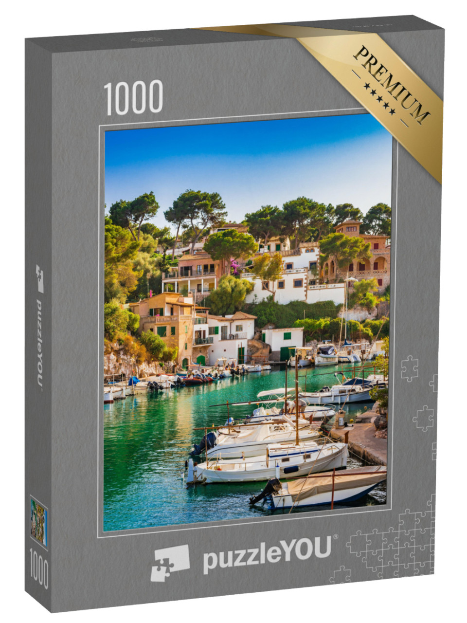 Puzzle 1000 pezzi „La pittoresca baia di Cala Figuera a Maiorca“